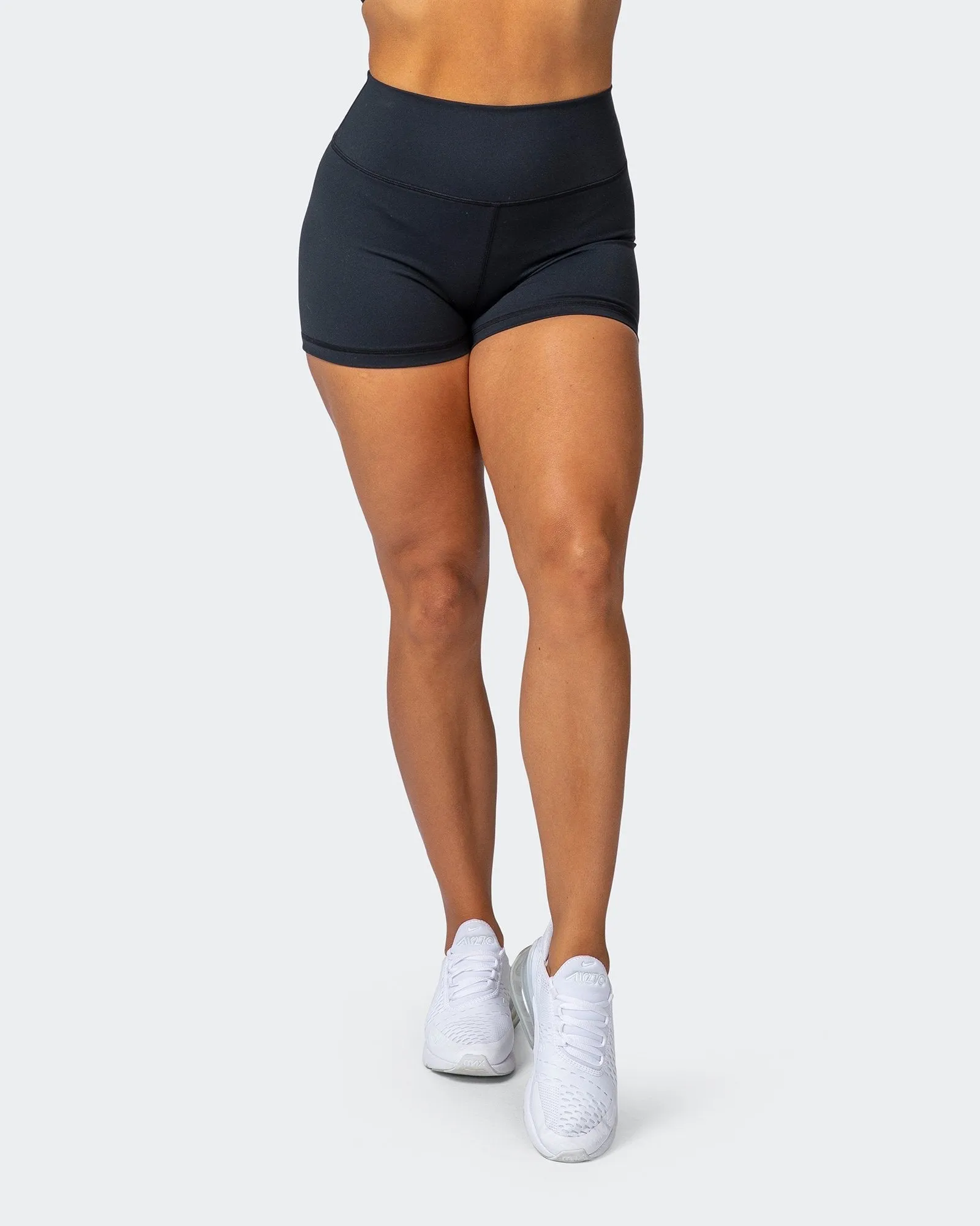 Signature Scrunch Booty Shorts - Black