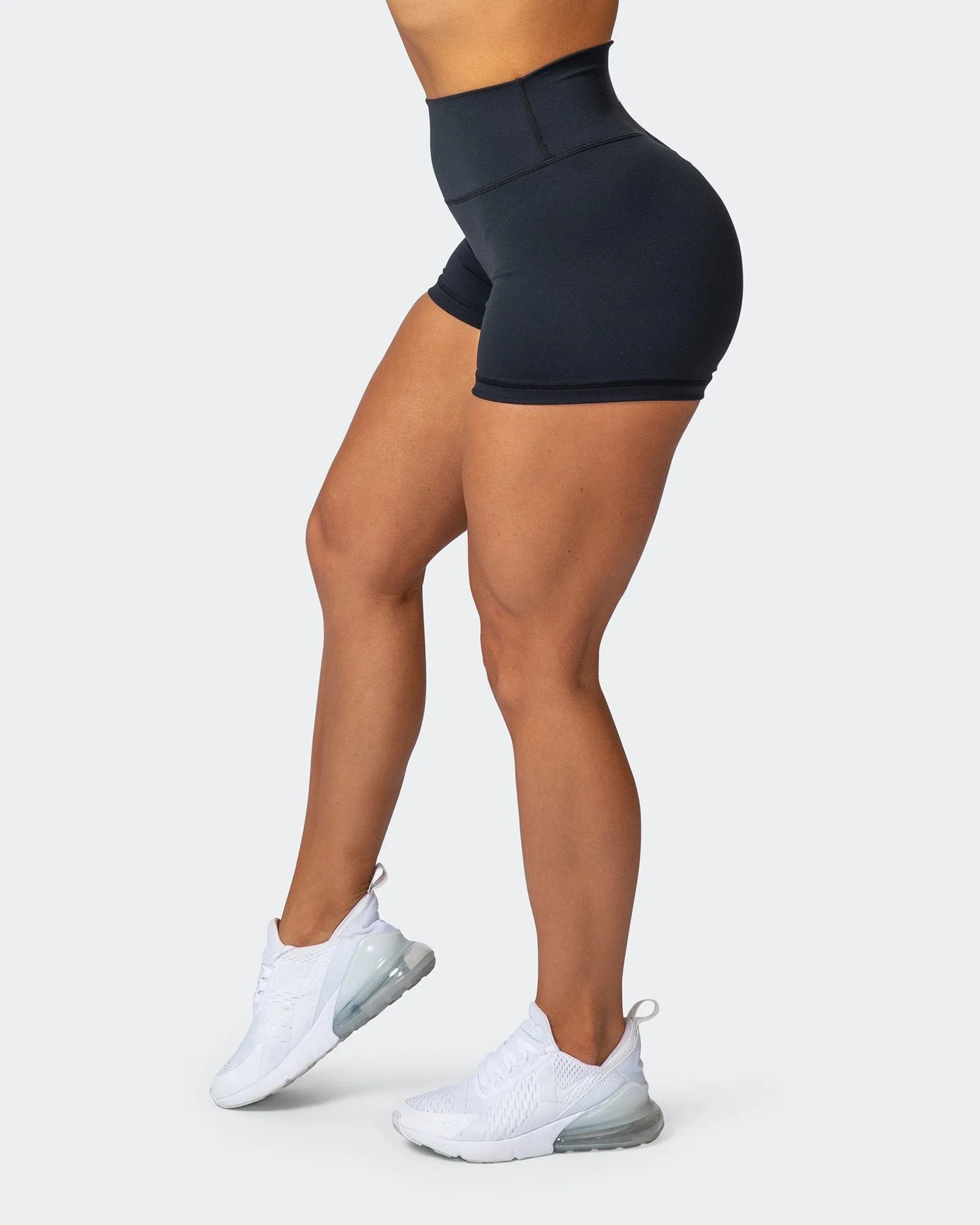 Signature Scrunch Booty Shorts - Black