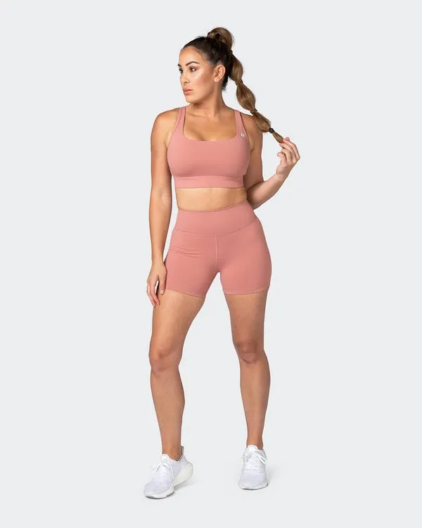 Signature Scrunch Midway Shorts - Desert Sand