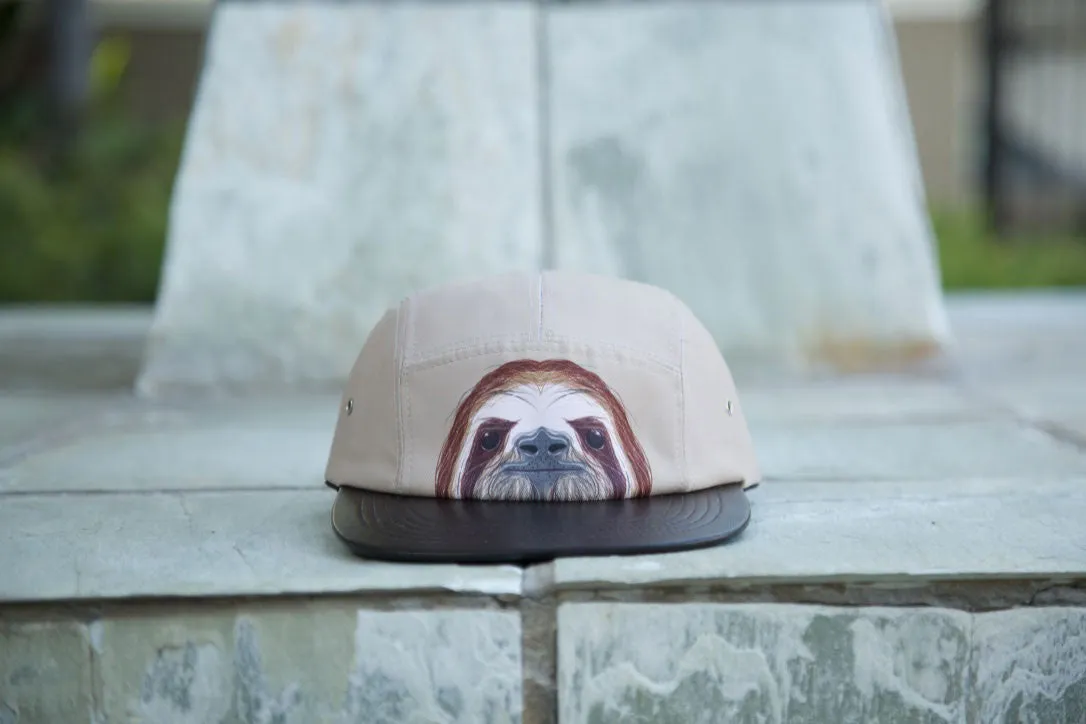 SlothBacca Sloth Face 5 panel hat