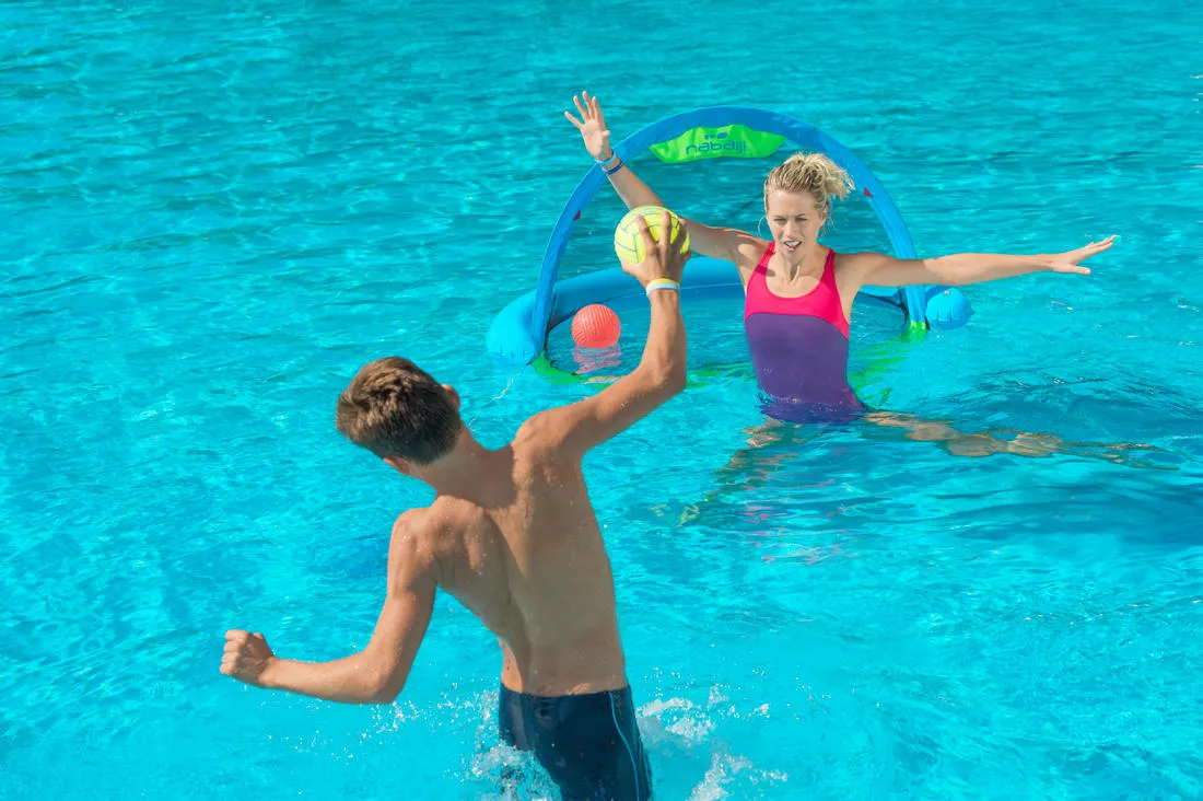 Small grip pool ball plain blue