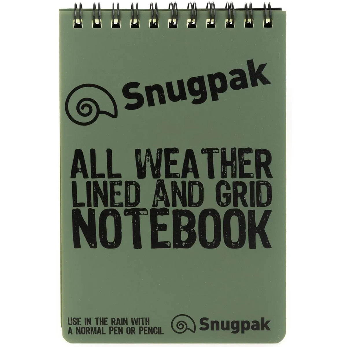 Snugpak Water Resistant Notebook Olive Green