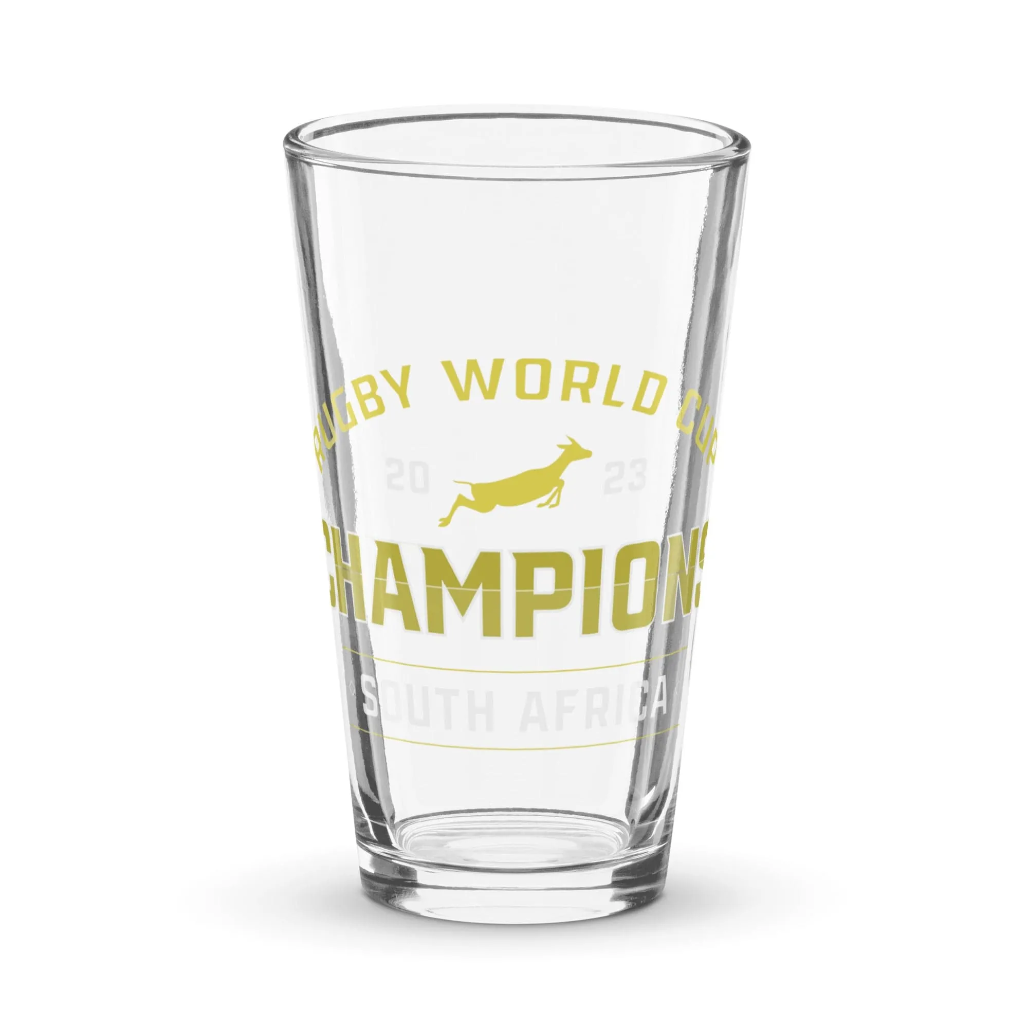 South Africa RWC 23 Champions Pint Glass