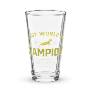 South Africa RWC 23 Champions Pint Glass