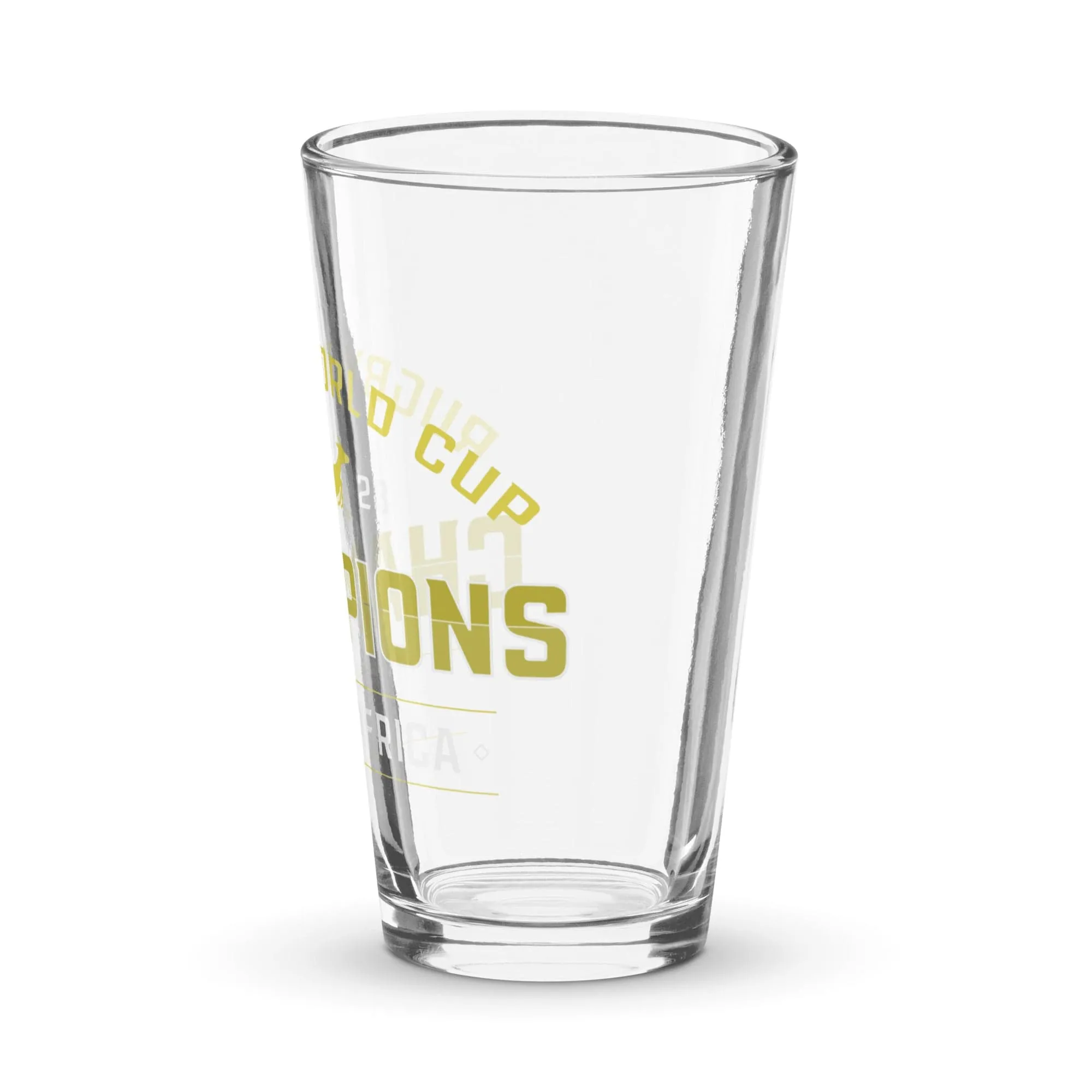 South Africa RWC 23 Champions Pint Glass