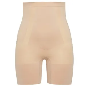 Spanx OnCore High-Waisted Mid-Thigh Short size M color: soft nude