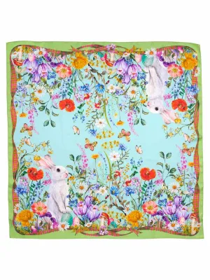 Spring Bounty Square In Sunny Lime