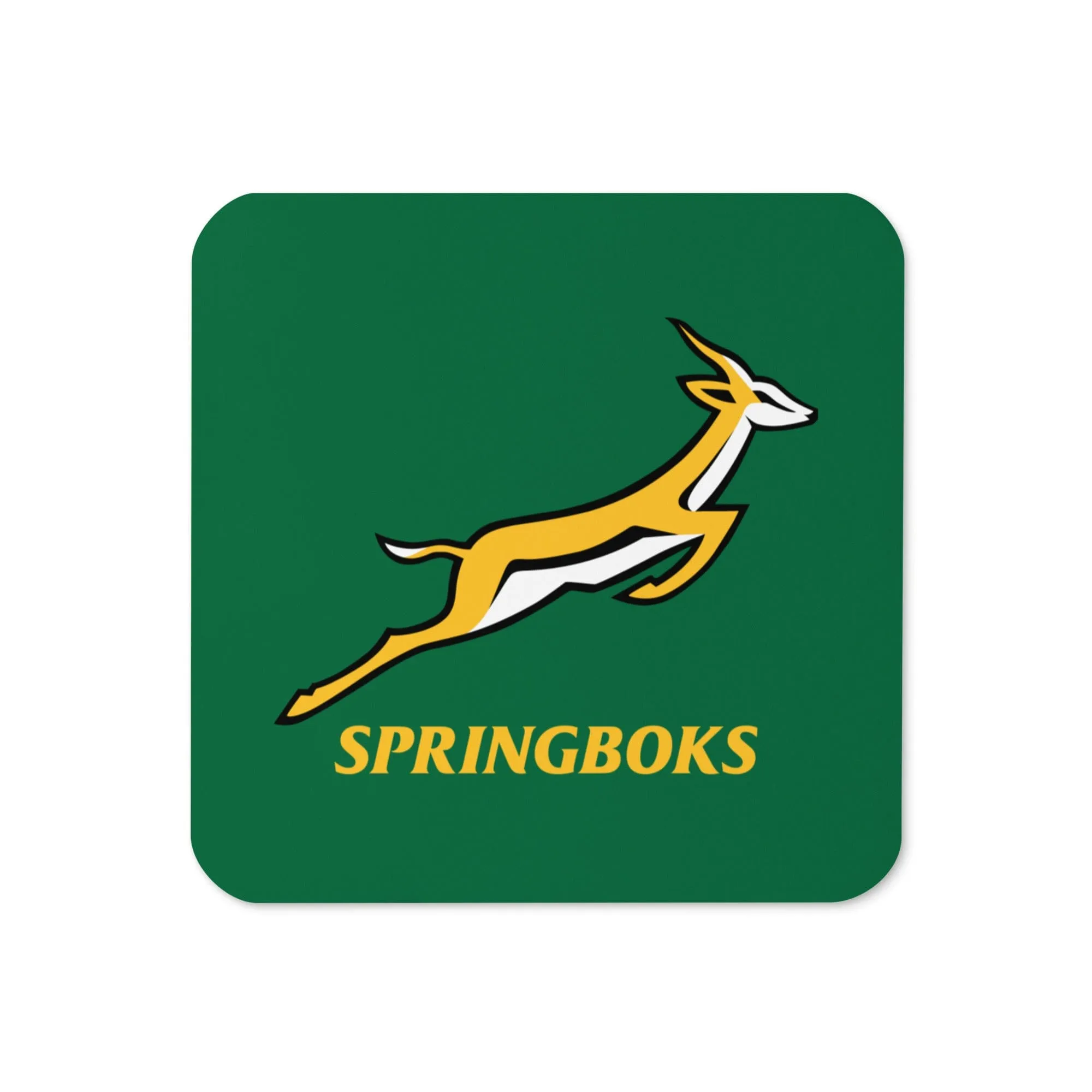 Springboks Cork-back Coaster