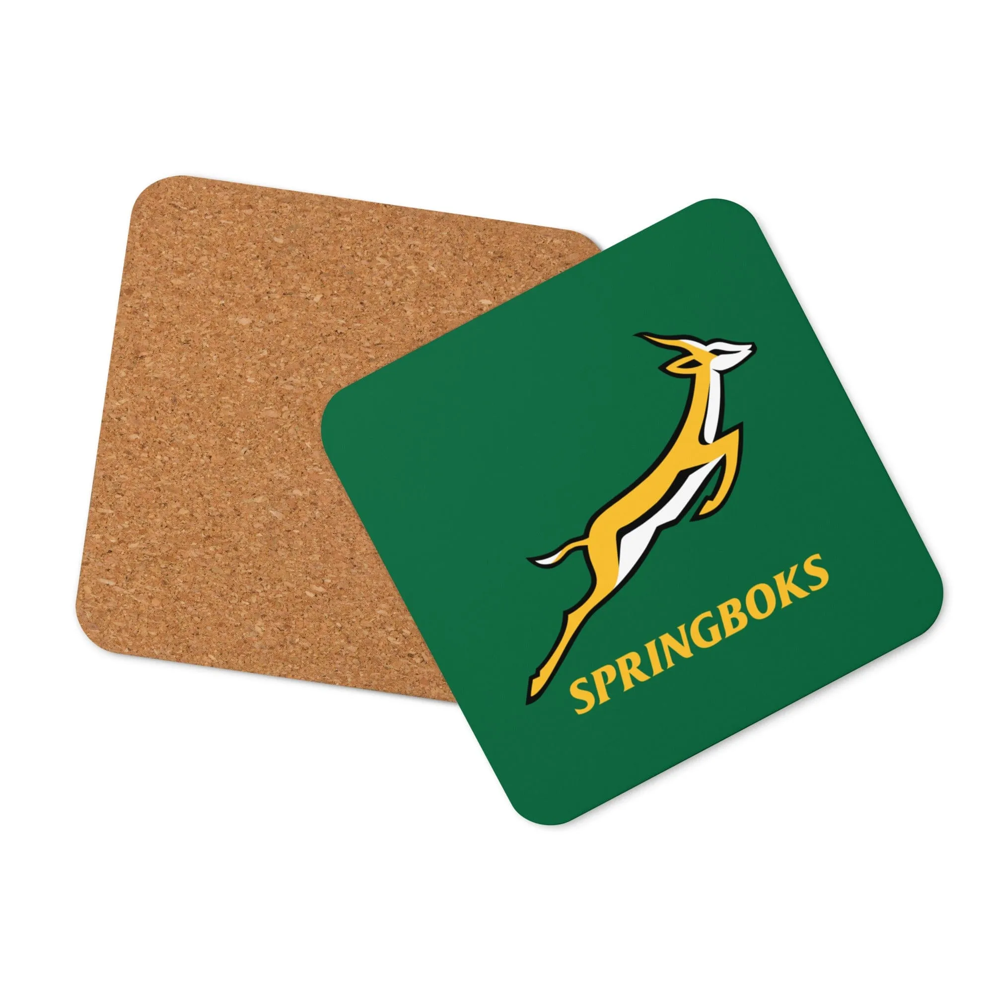 Springboks Cork-back Coaster