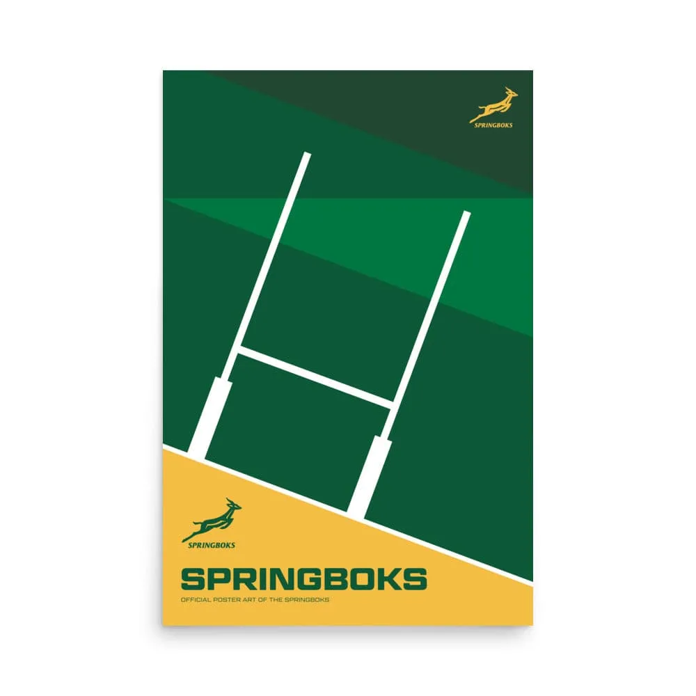 Springboks Goal Post Poster
