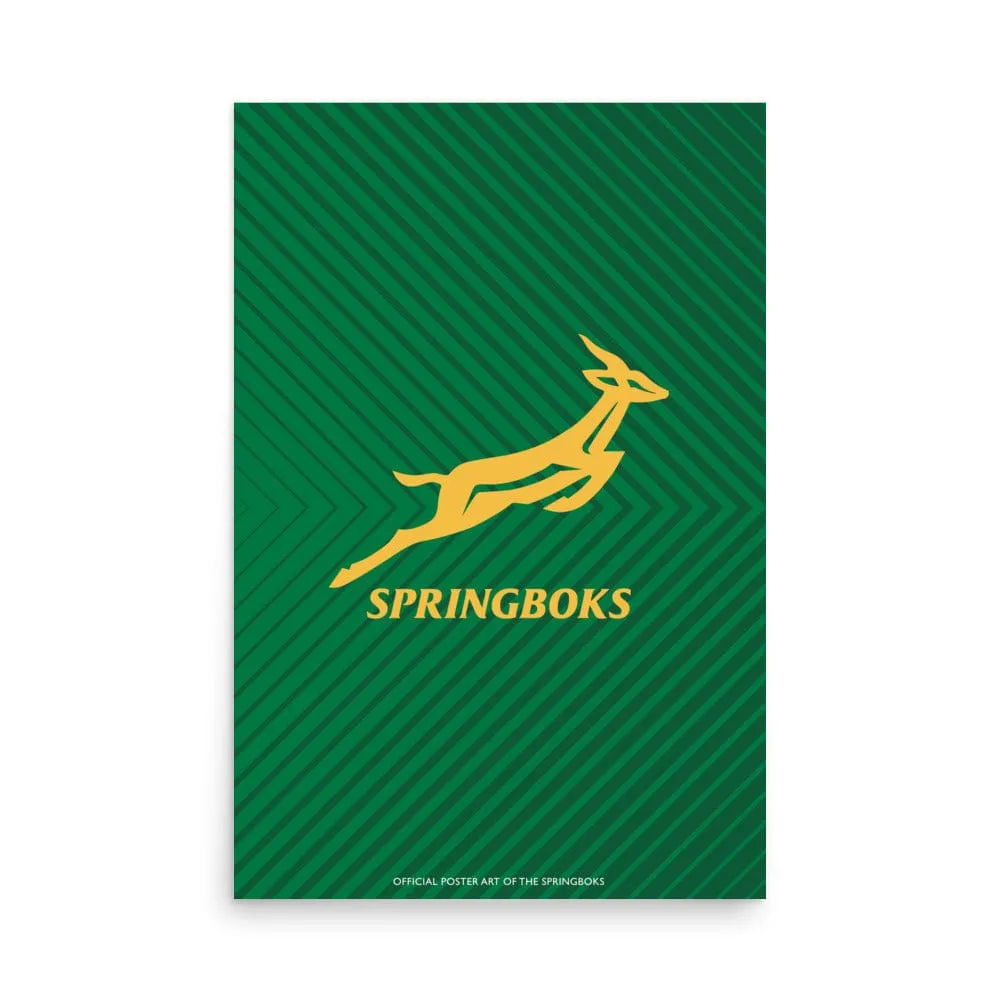 Springboks Herringbone Poster