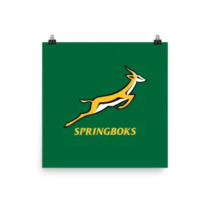 Springboks Logo Poster