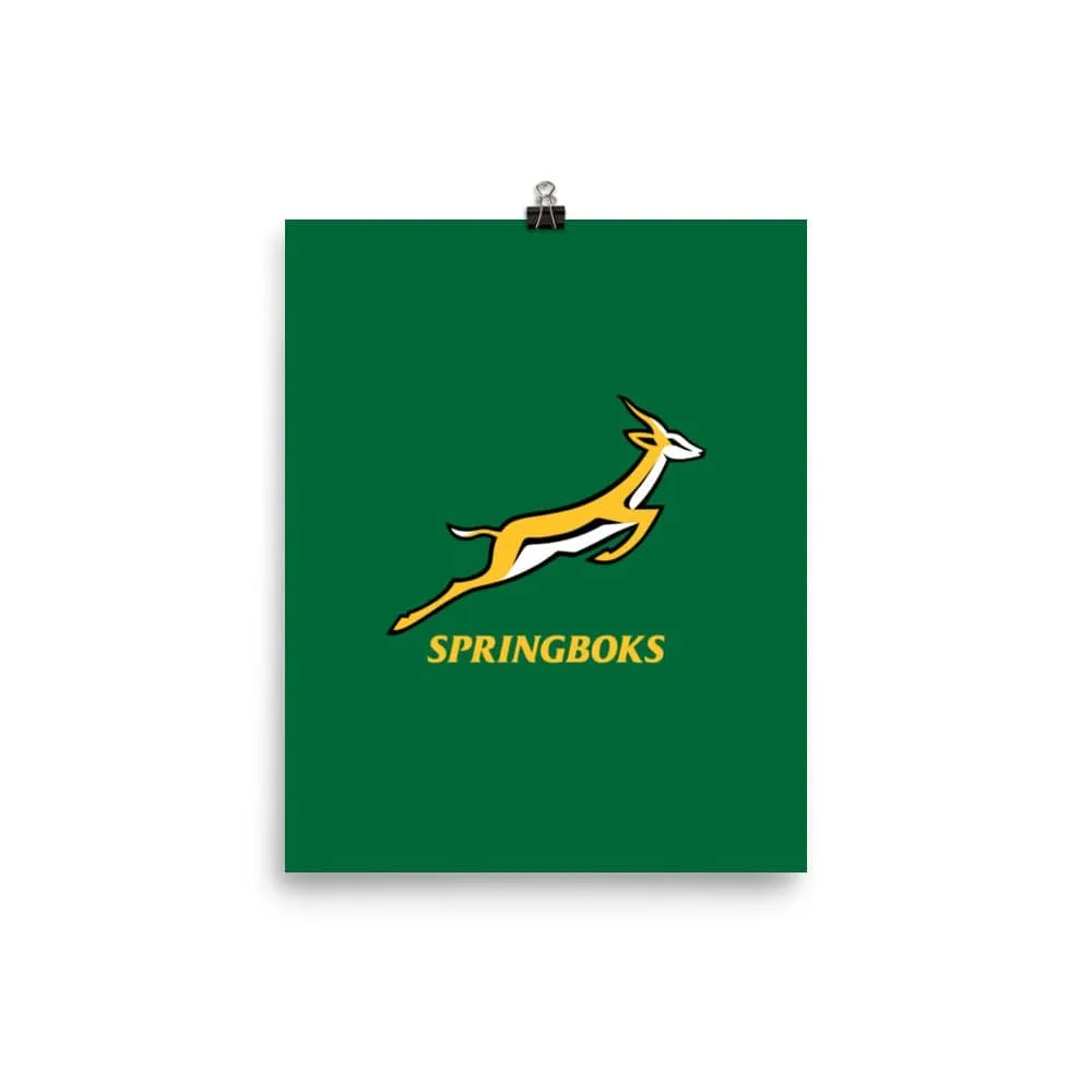 Springboks Logo Poster