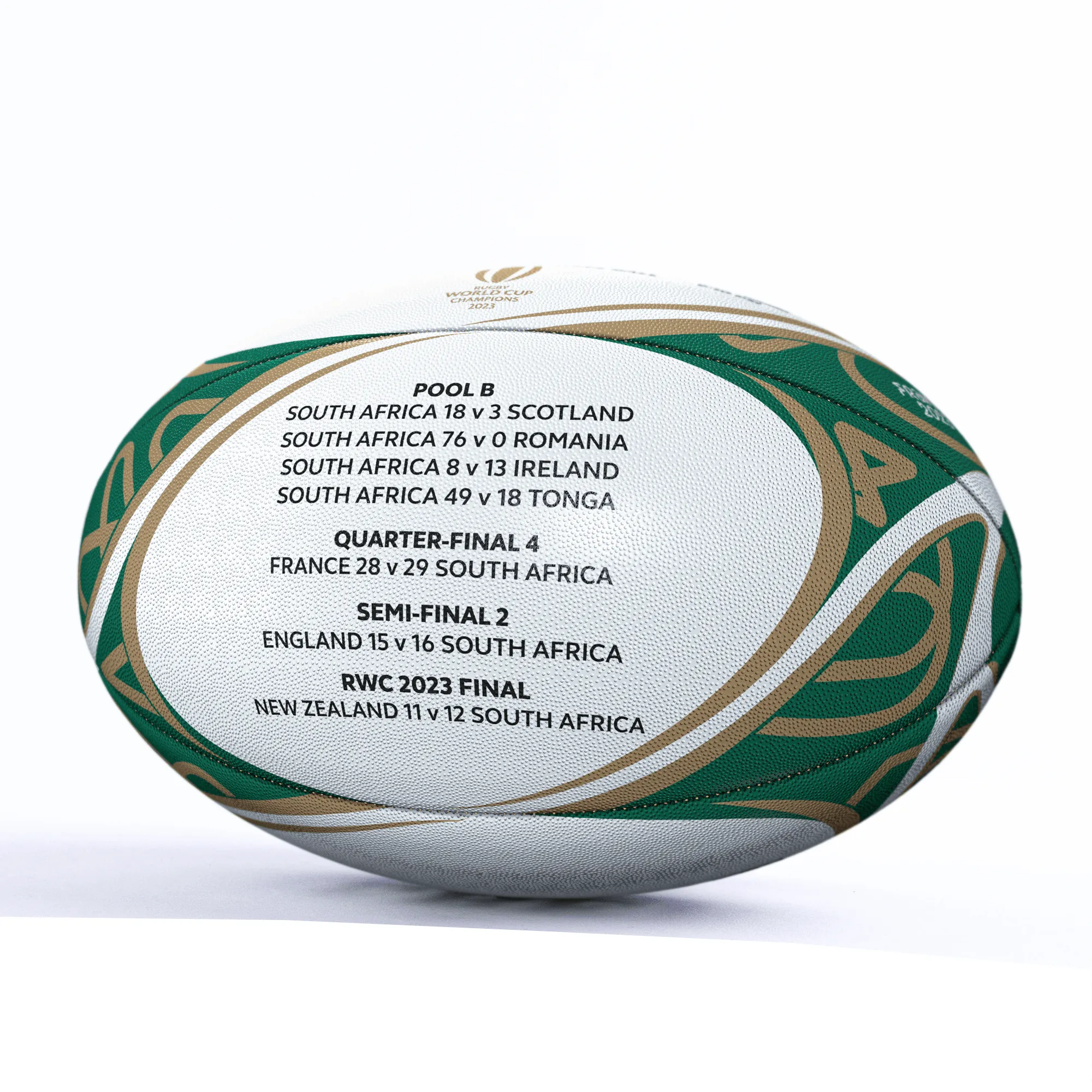 Springboks Rugby World Cup 2023 Champions Ball by Gilbert