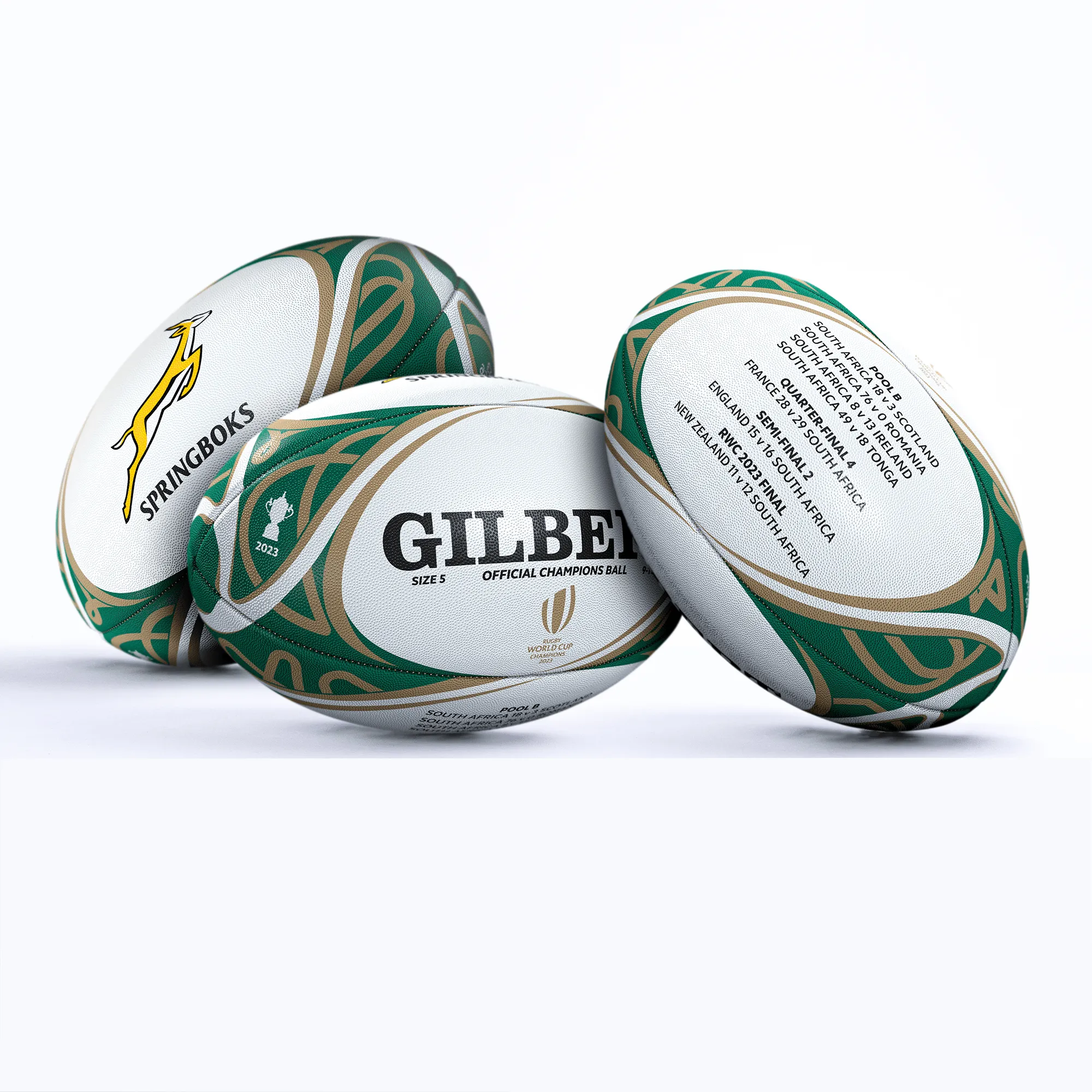 Springboks Rugby World Cup 2023 Champions Ball by Gilbert