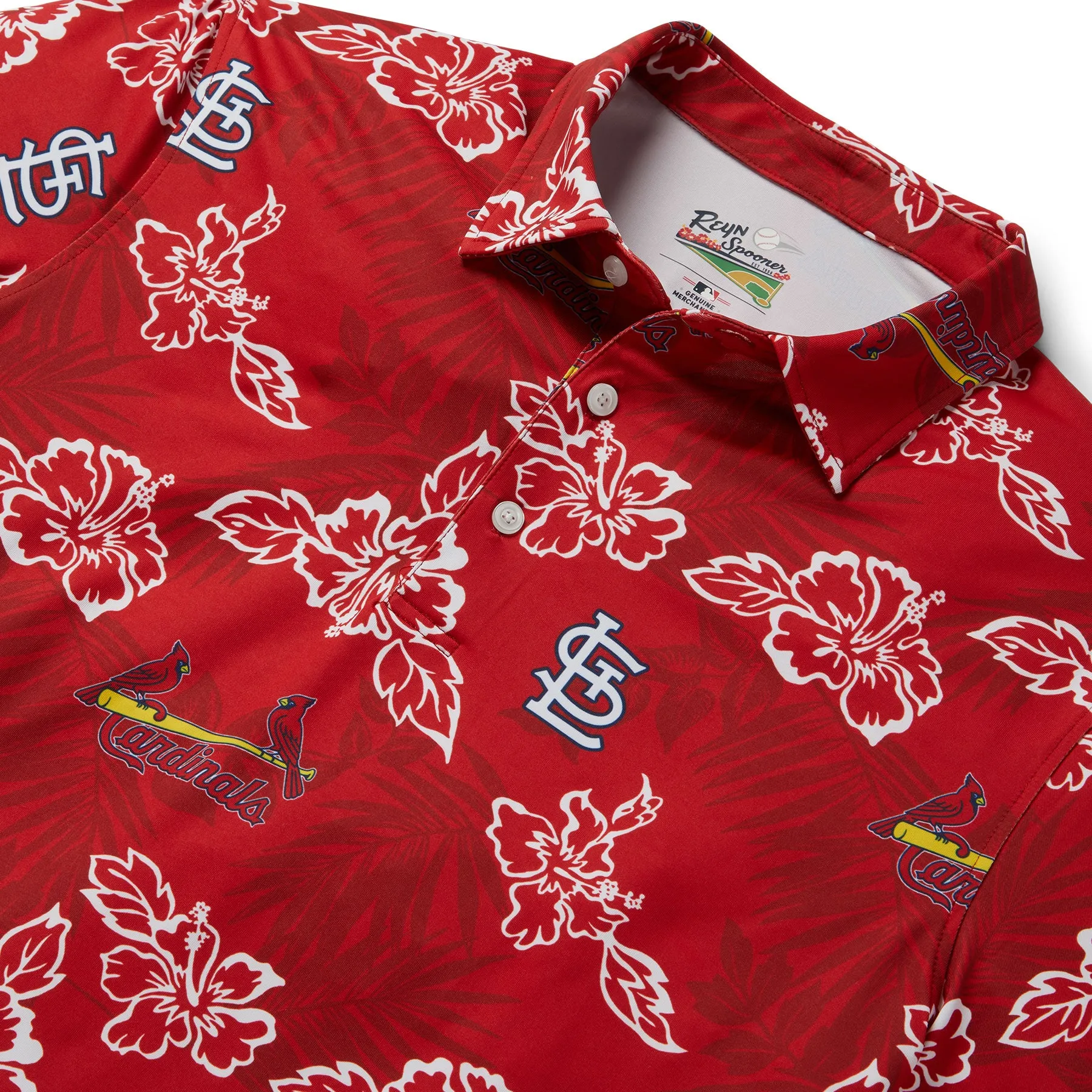 ST. LOUIS CARDINALS PUA PERFORMANCE POLO