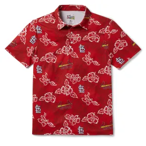 ST. LOUIS CARDINALS PUA PERFORMANCE POLO