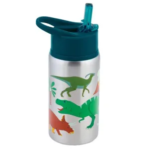 Stephen Joseph Dino Flip Top Stainless Steel Bottle