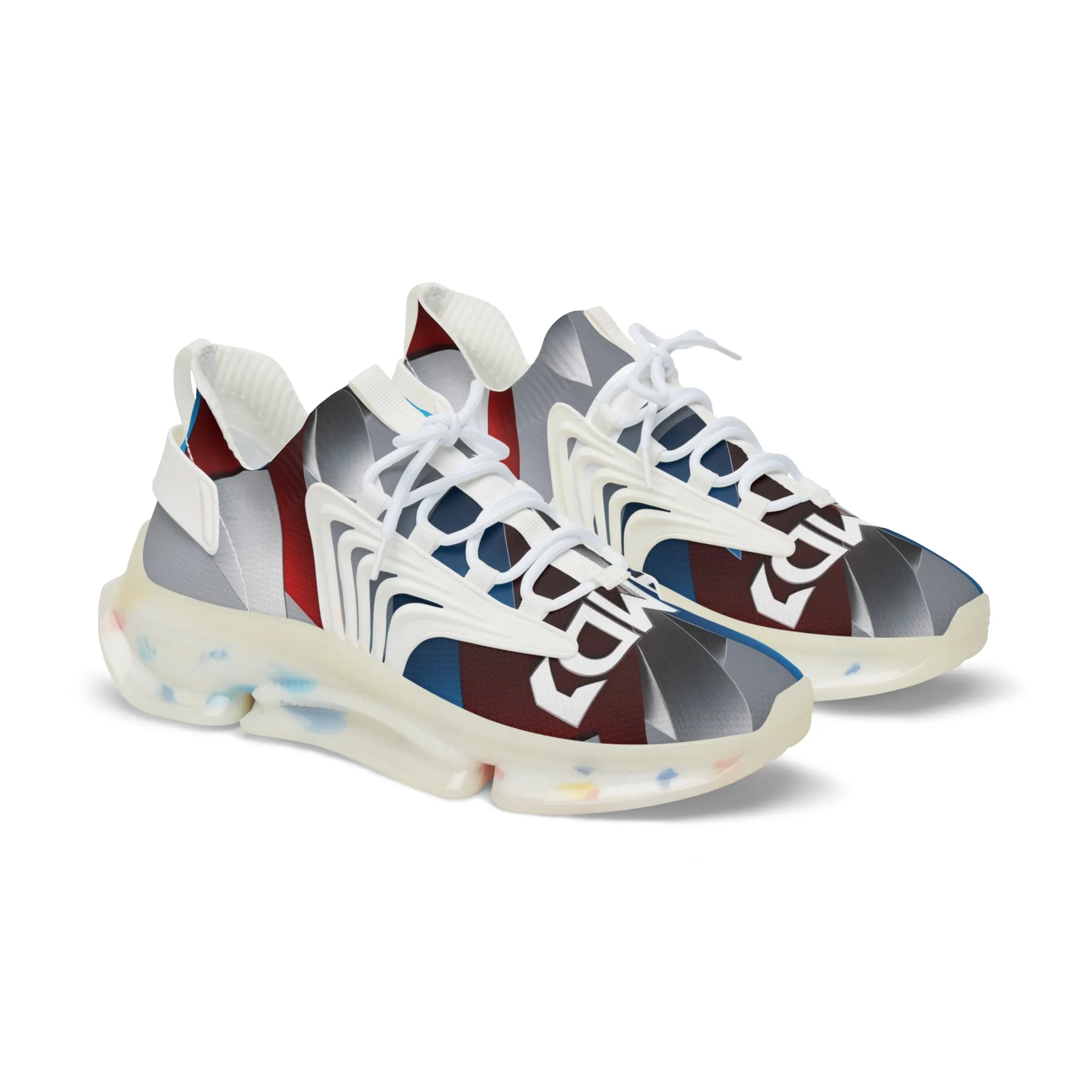 Stylish Men  Mesh Sneakers with AMD Design - Sporty & Trendy Footwear for Every Occasion