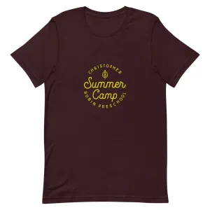 Summer Camp Short-Sleeve Unisex T-Shirt, Yellow Logo