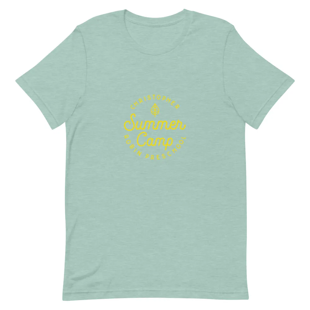 Summer Camp Short-Sleeve Unisex T-Shirt, Yellow Logo
