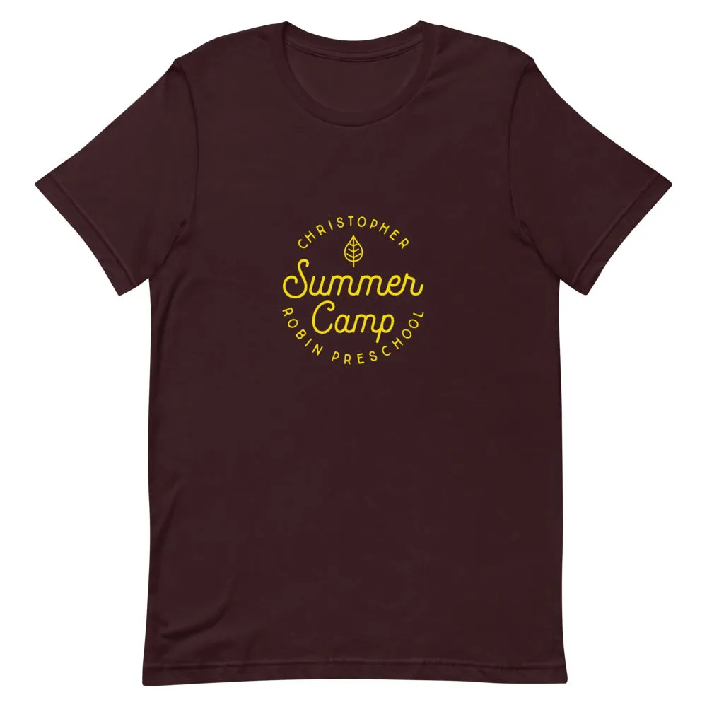 Summer Camp Short-Sleeve Unisex T-Shirt, Yellow Logo