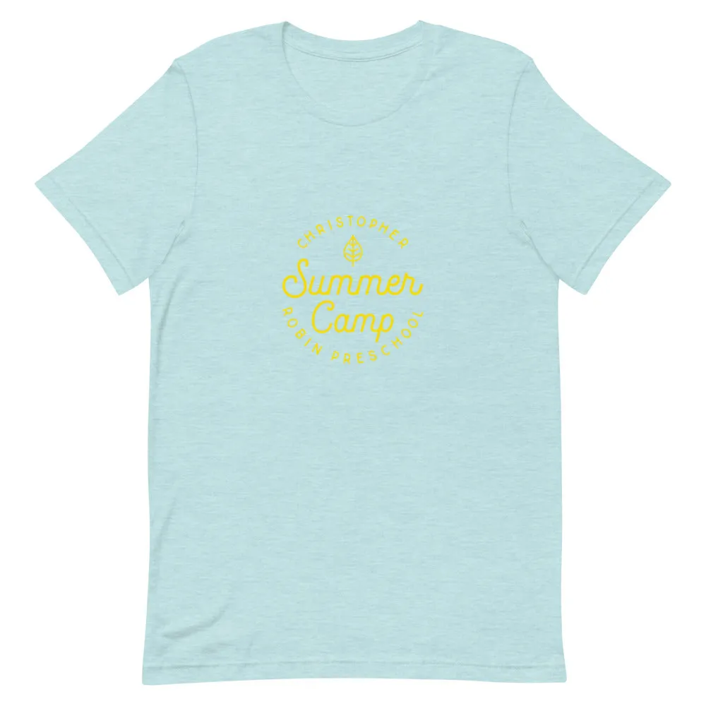 Summer Camp Short-Sleeve Unisex T-Shirt, Yellow Logo