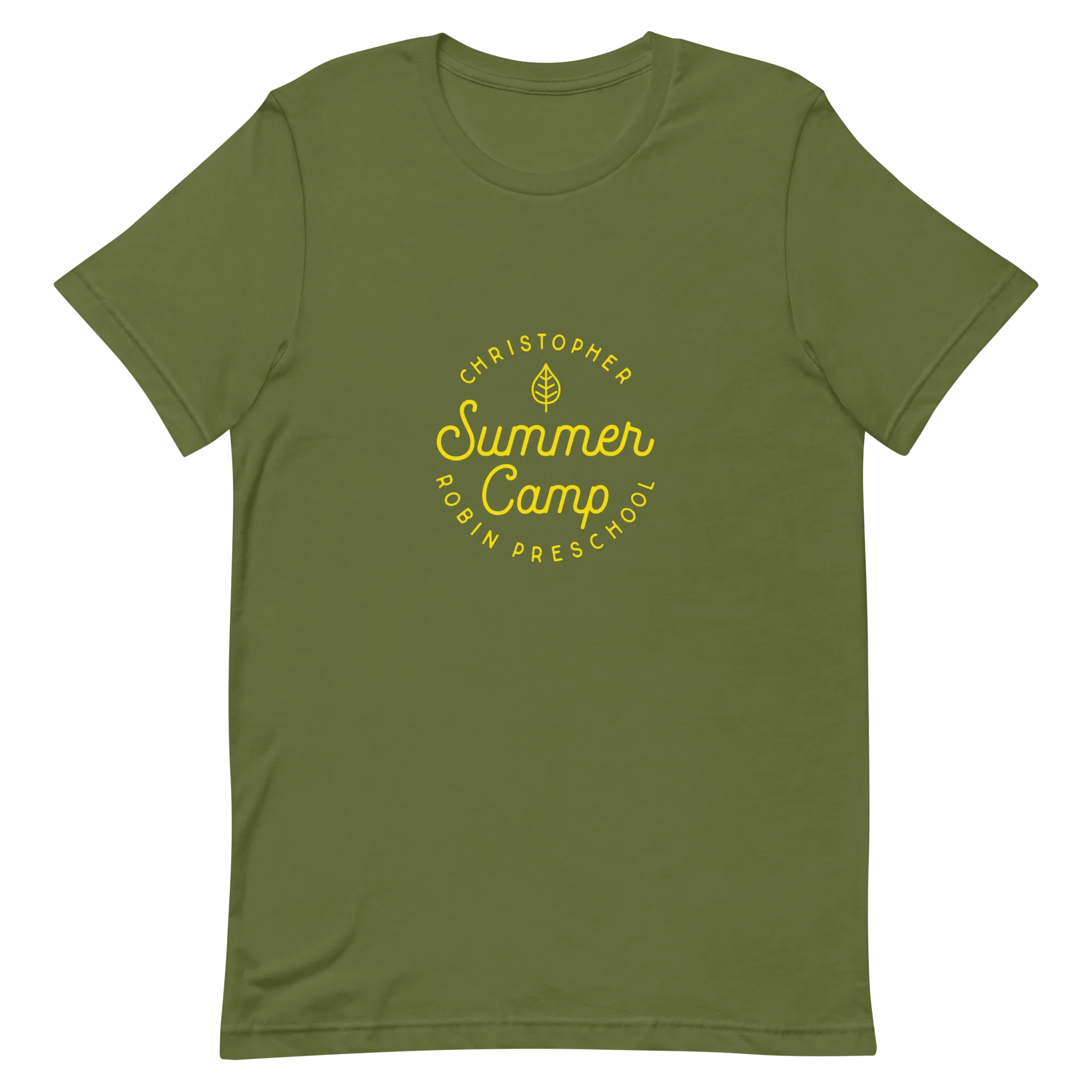 Summer Camp Short-Sleeve Unisex T-Shirt, Yellow Logo