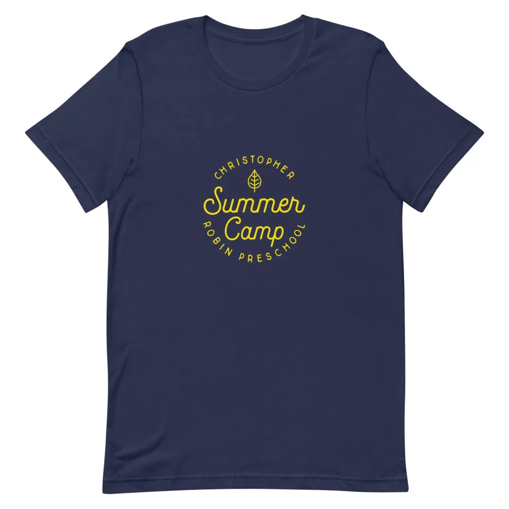 Summer Camp Short-Sleeve Unisex T-Shirt, Yellow Logo