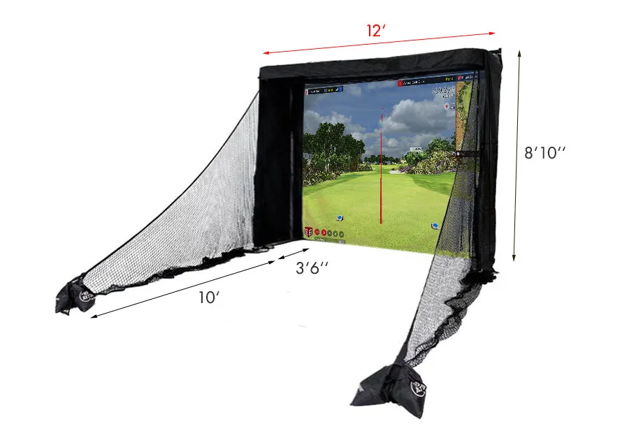 Swing Caddie SC4 PRO Premium Golf Simulator Package
