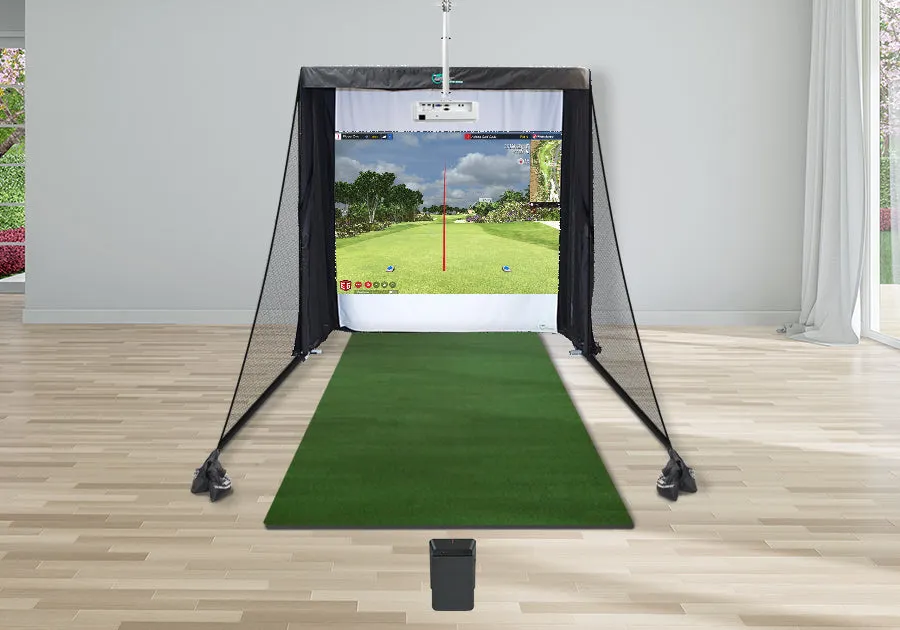 Swing Caddie SC4 PRO Premium Golf Simulator Package