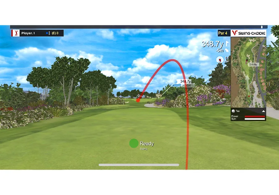 Swing Caddie SC4 PRO Premium Golf Simulator Package