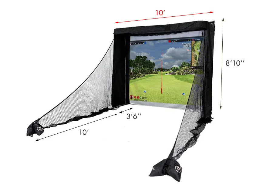 Swing Caddie SC4 PRO Premium Golf Simulator Package