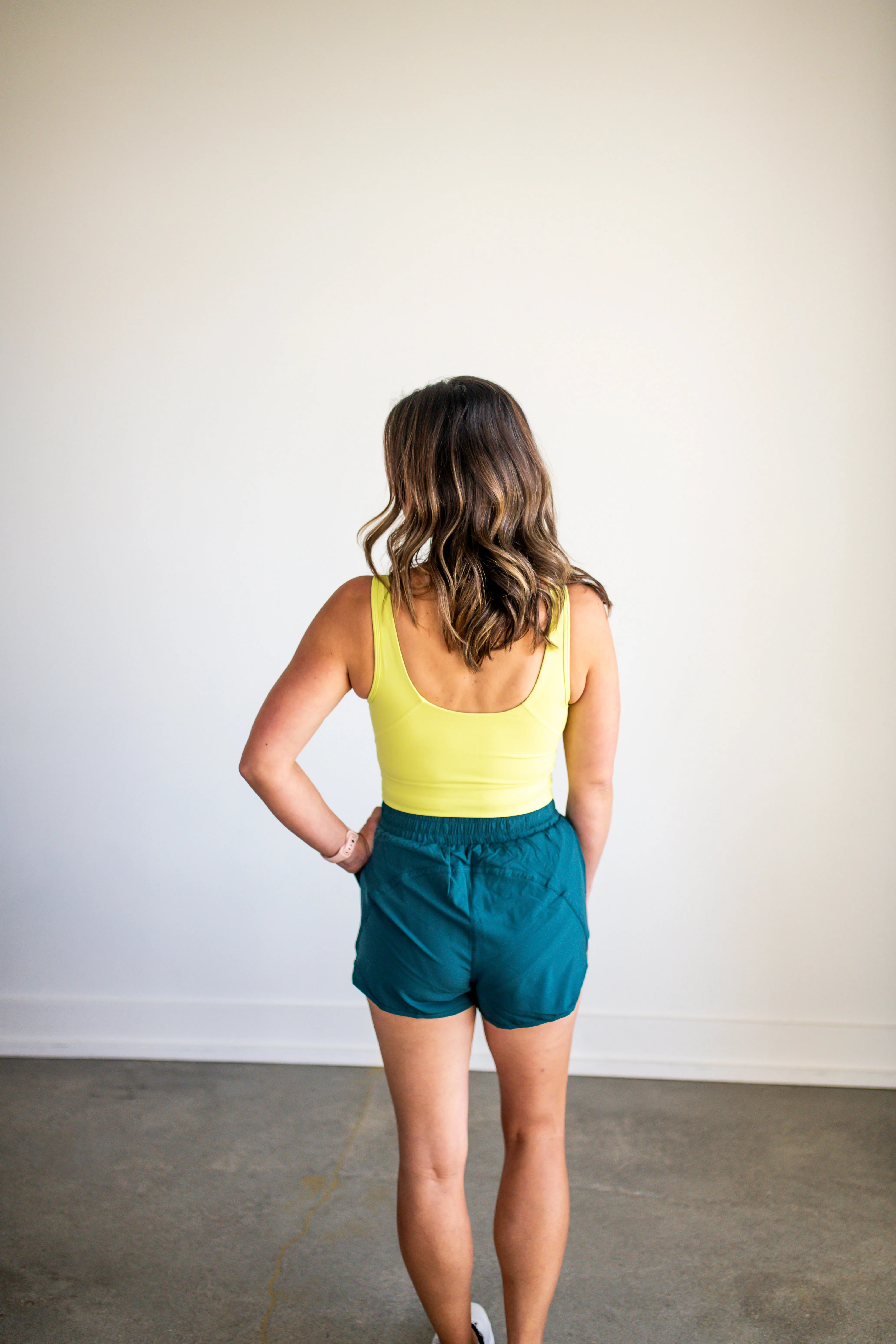Teal Green Lightweight Athleisure Shorts
