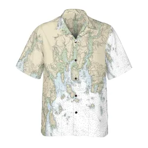 The Addison Maine Coconut Button Camp Shirt