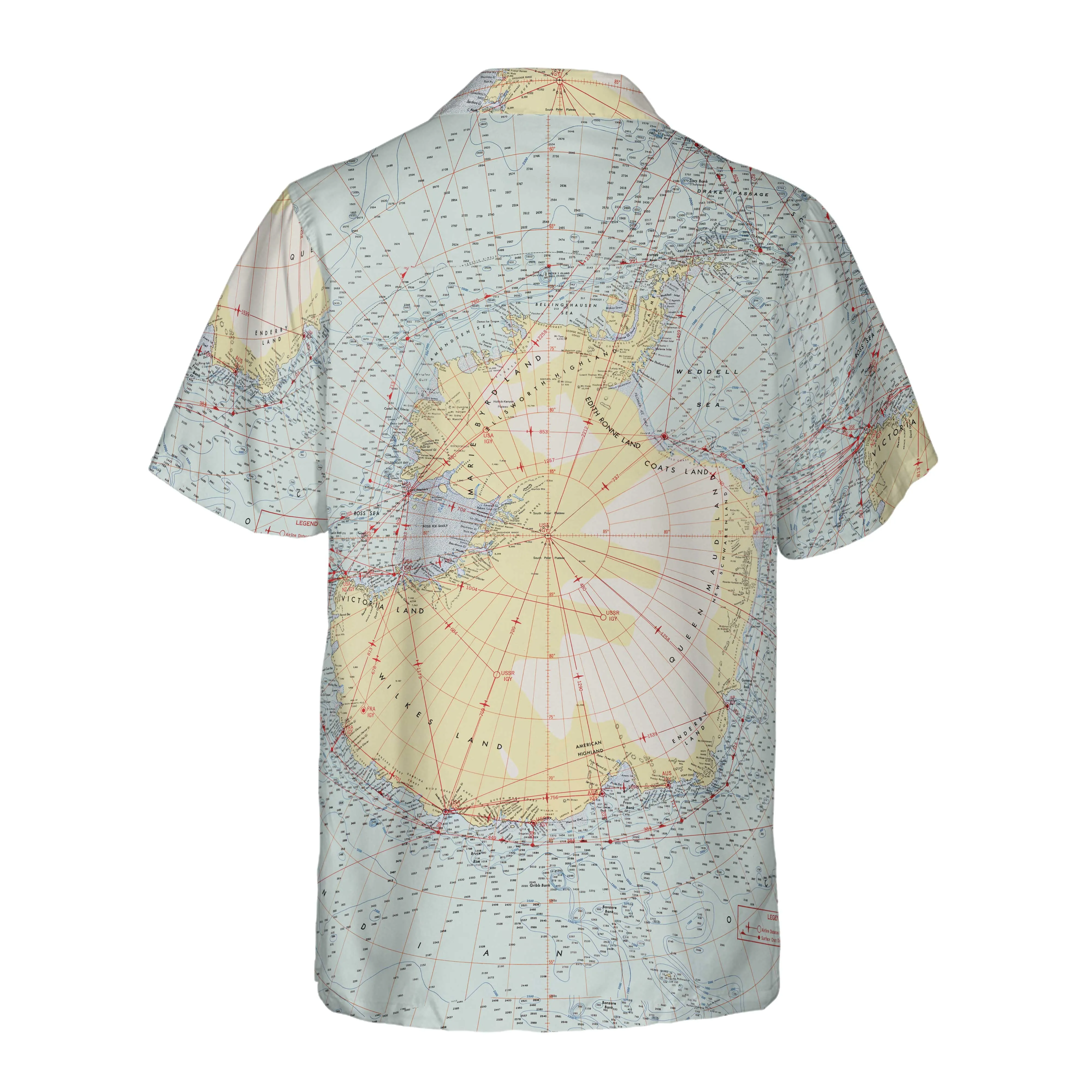 The Antarctica Coconut Button Camp Shirt