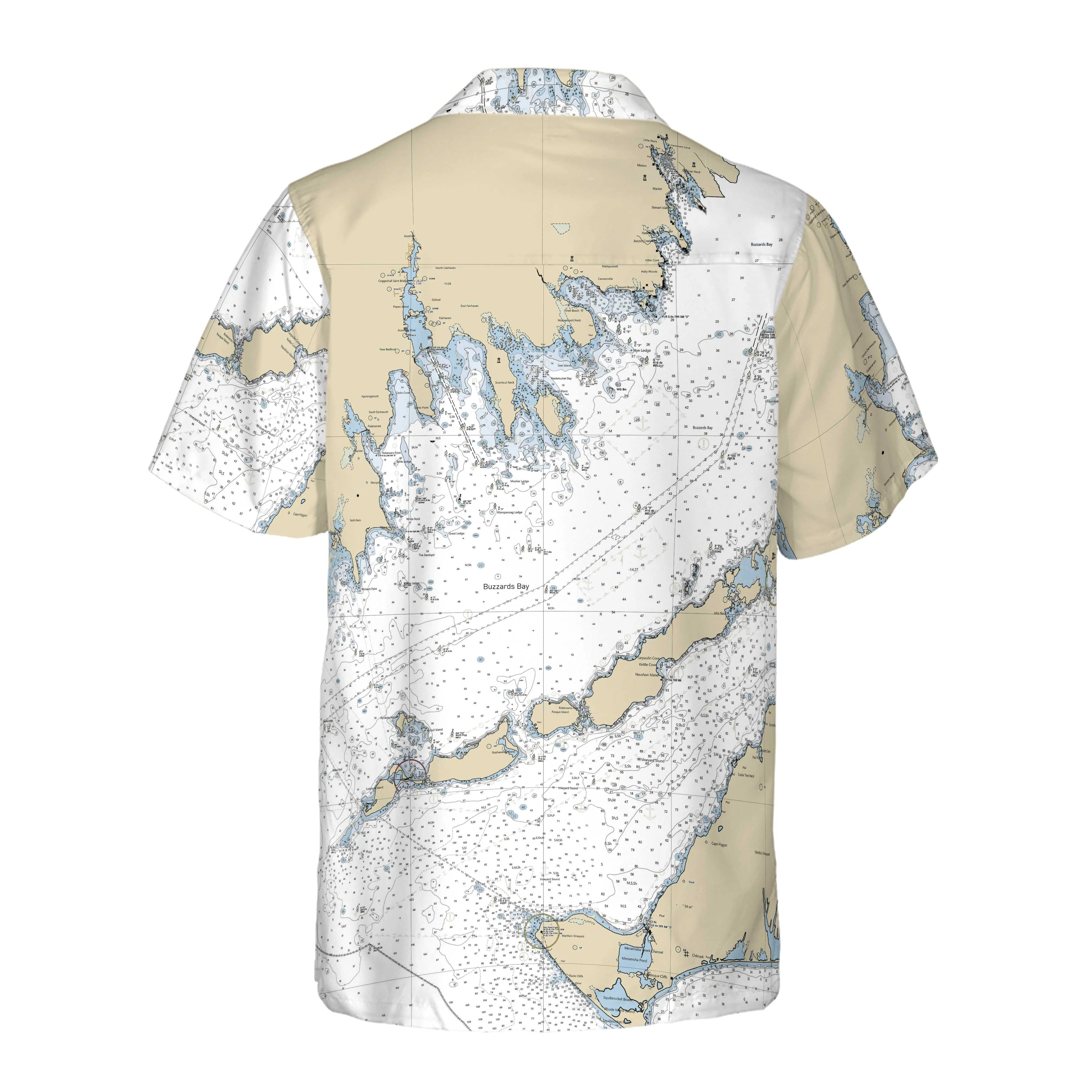 The Apponagasett to Elizabeth Islands Coconut Button Camp Shirt