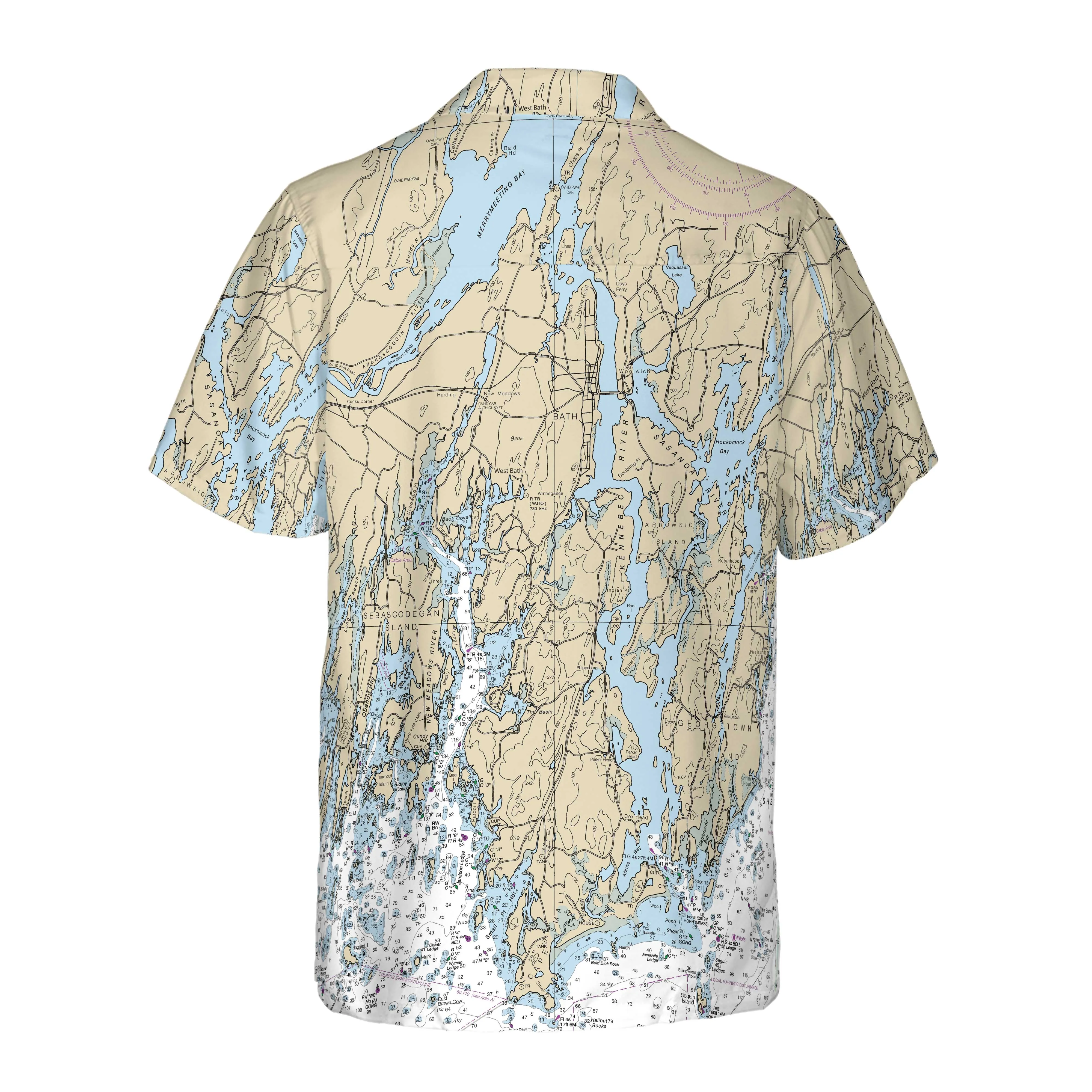 The Bath Maine Coconut Button Camp Shirt