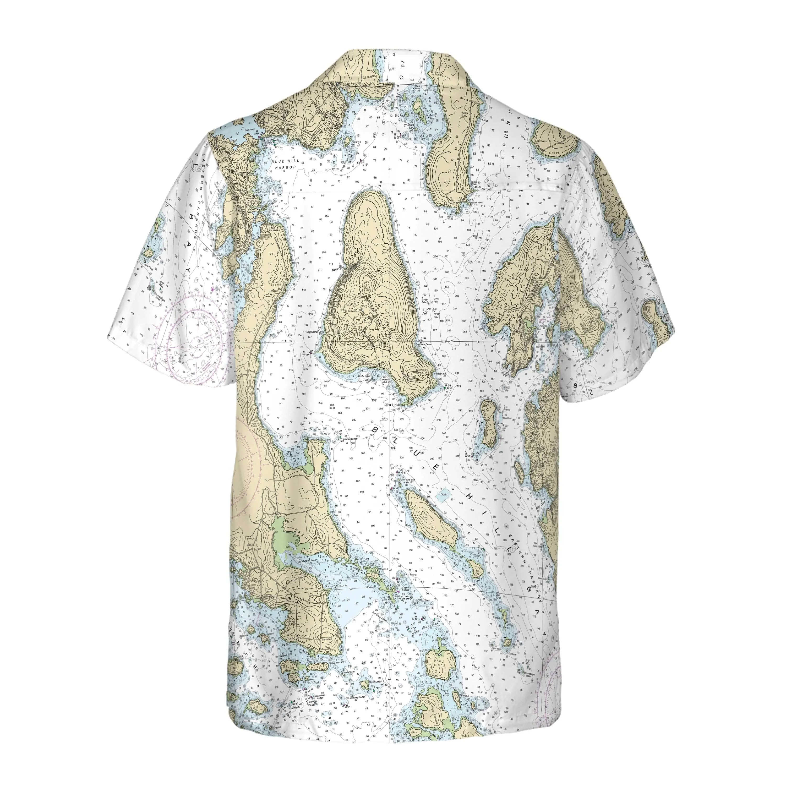 The Blue Hill Bay Coconut Button Camp Shirt