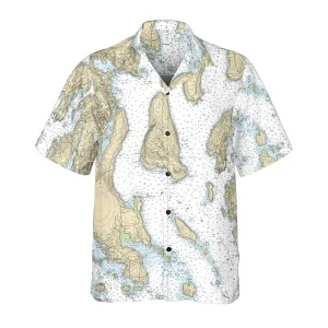 The Blue Hill Bay Coconut Button Camp Shirt