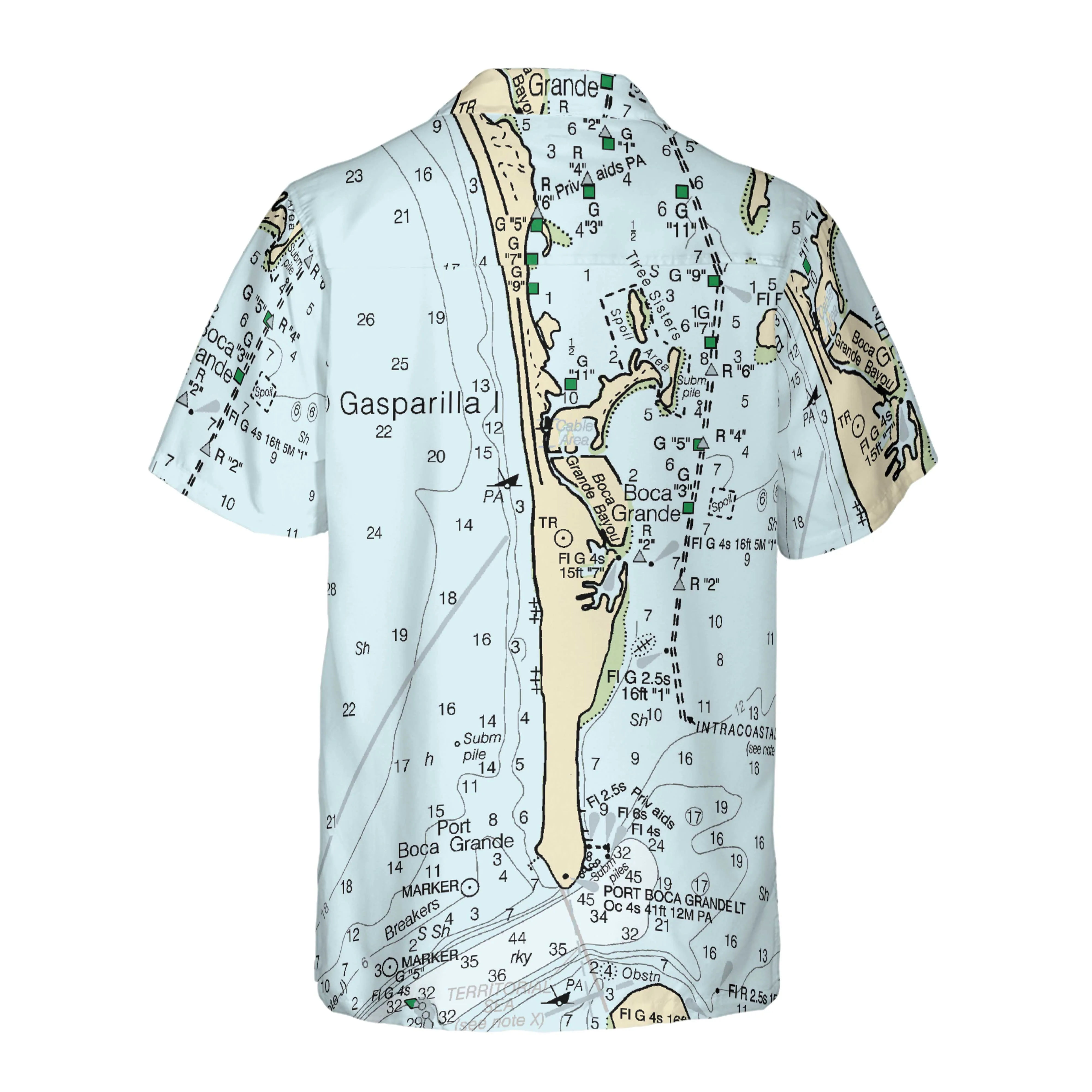 The Boca Grande Coconut Button Camp Shirt