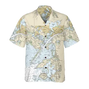 The Buzzards Bay Coconut Button Camp Shirt