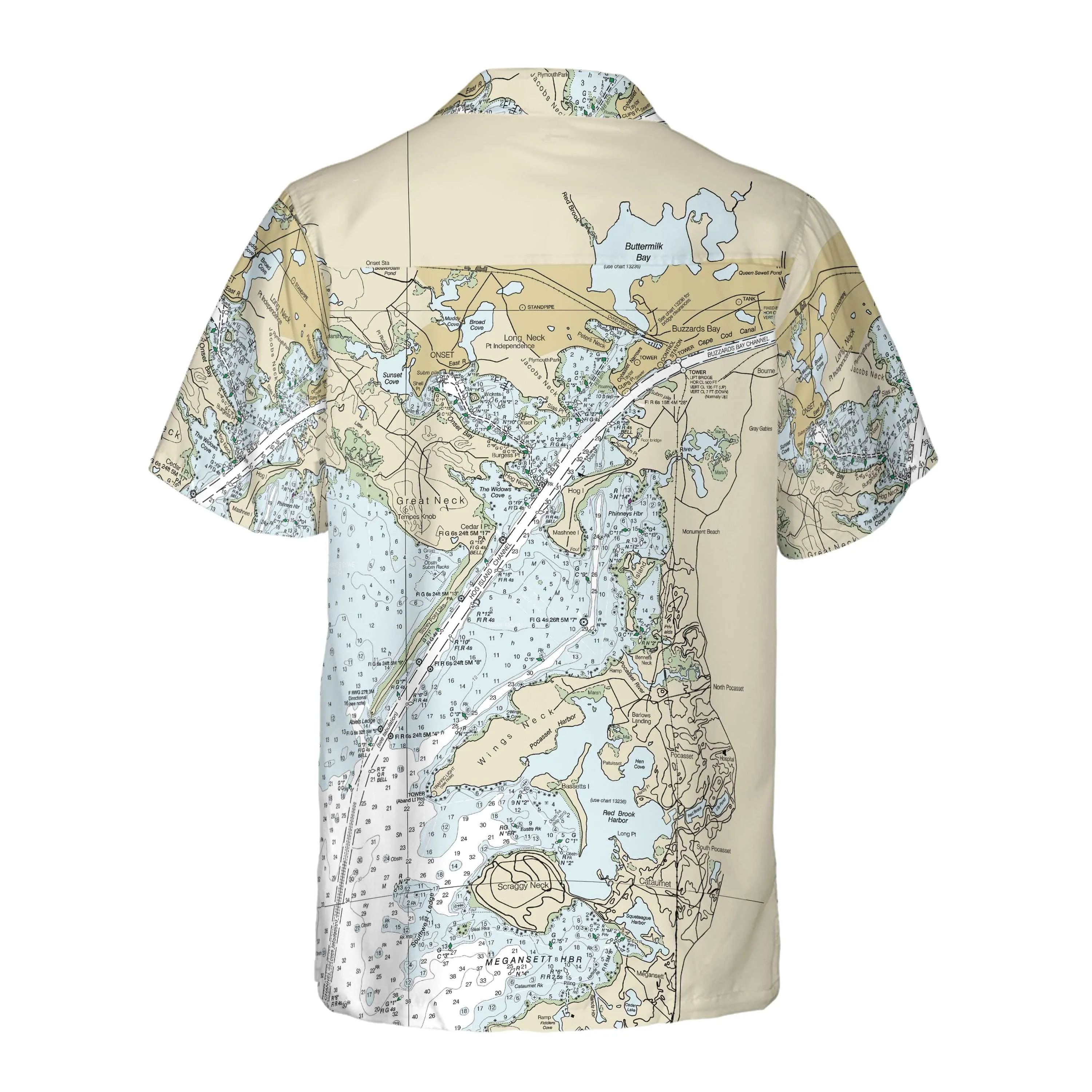 The Buzzards Bay Coconut Button Camp Shirt