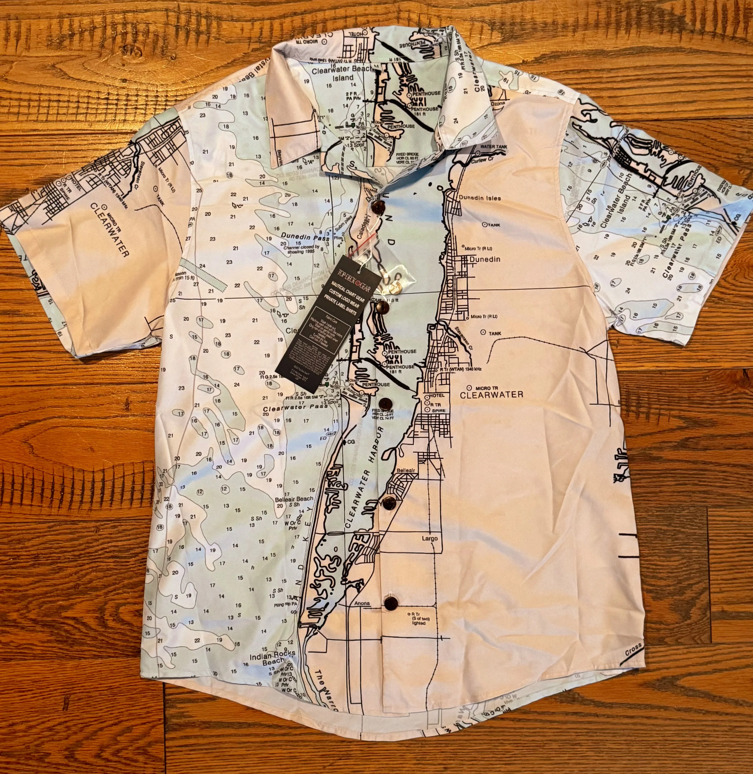 The Clearwater Coconut Button Camp Shirt