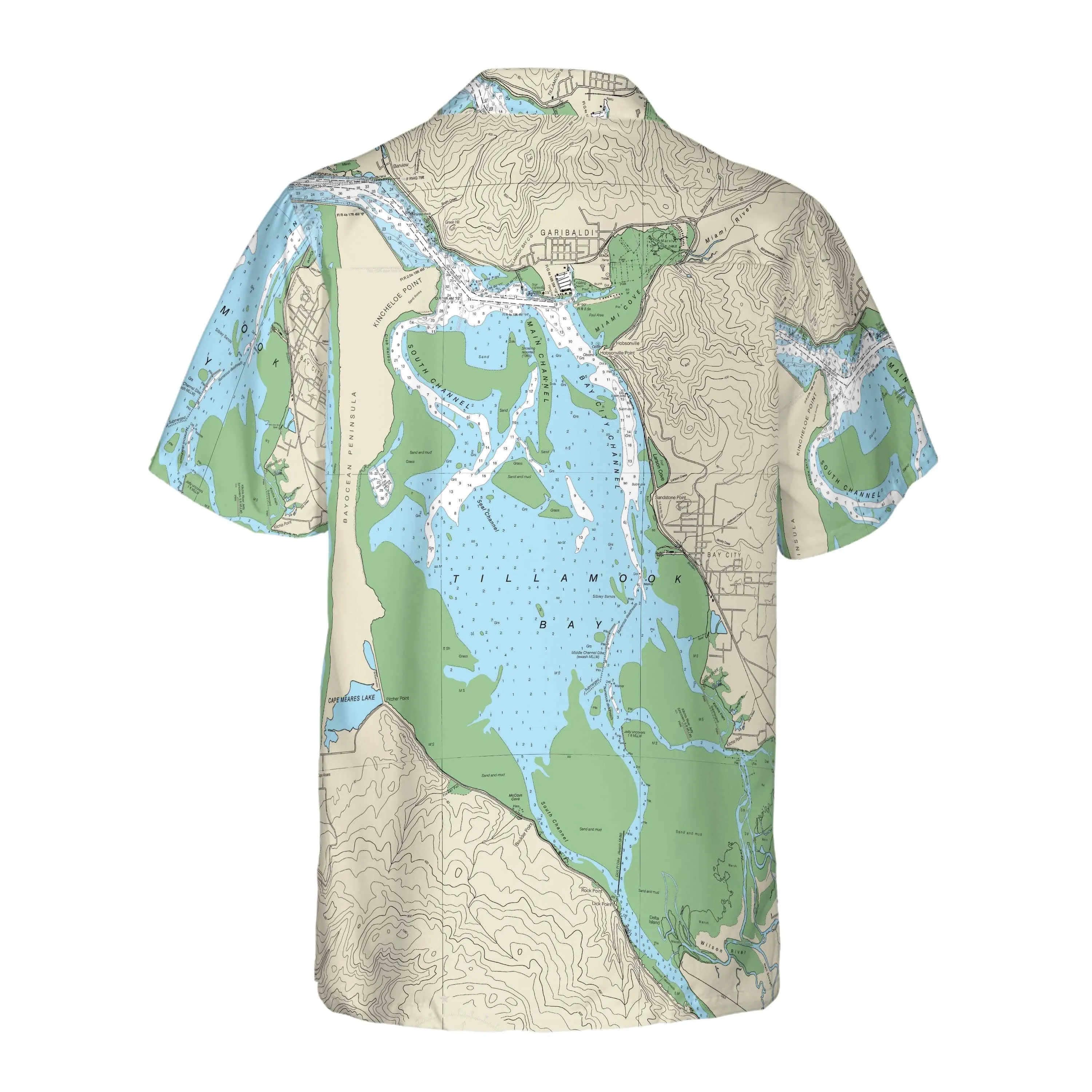 The Garibaldi and Tillamook Bay Coconut Button Camp Shirt