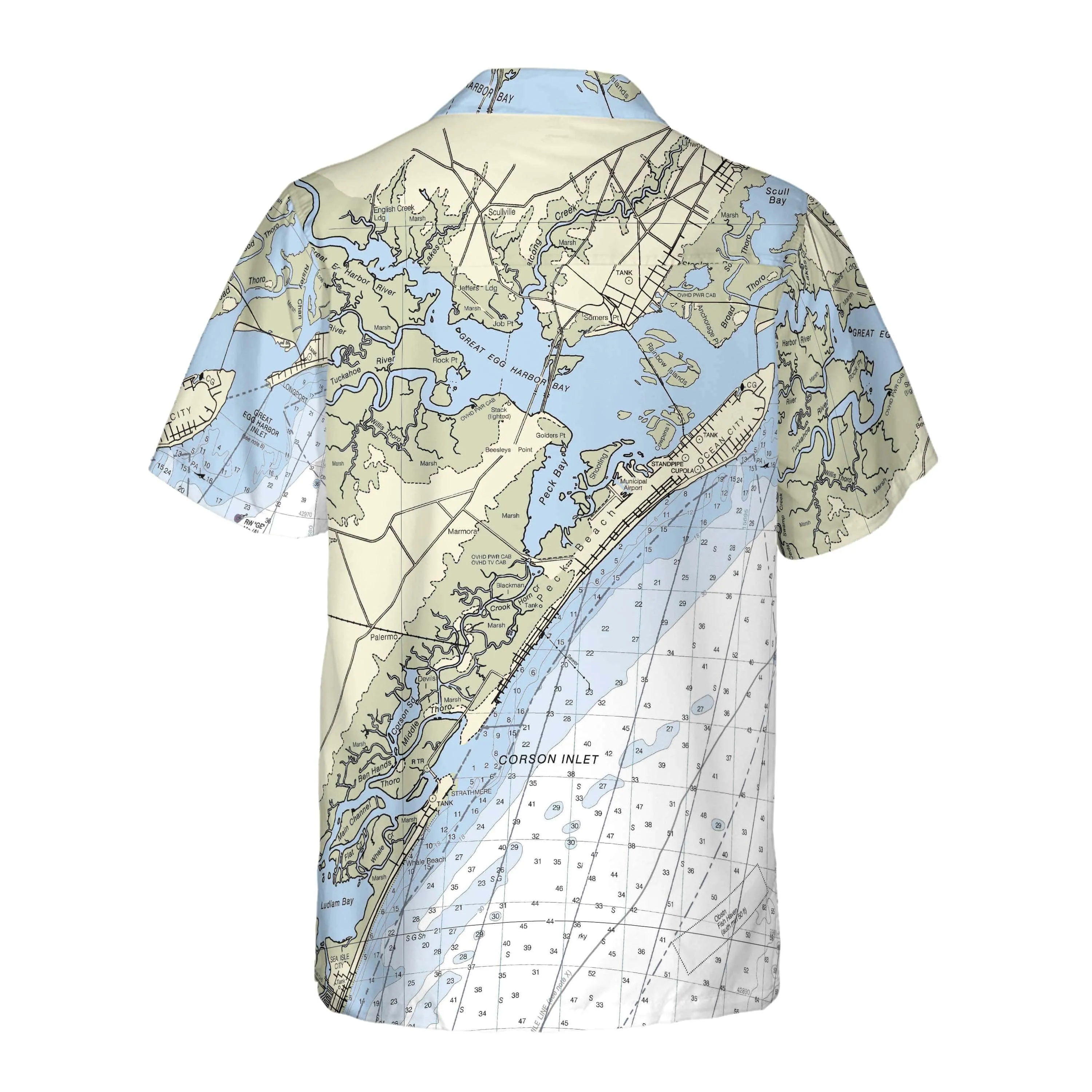 The Great Egg Harbor Coconut Button Camp Shirt