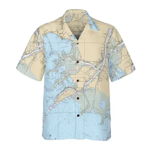 The Harsens Island Coconut Button Camp Shirt