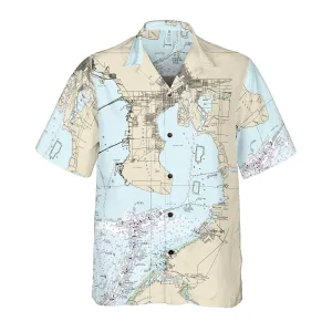 The Hillsborough Bay Coconut Button Camp Shirt