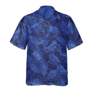 The Historic Chart of the Bahamas Classic Coconut Button Camp Shirt