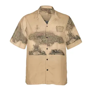 The Jamaica 1763 Historical Coconut Button Camp Shirt